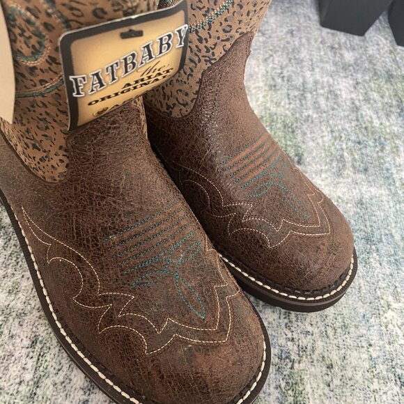 Ariat Womens Fatbaby Heritage Boots Size 10 - Western Riding Horseback Cowboy - Picture 5 of 8